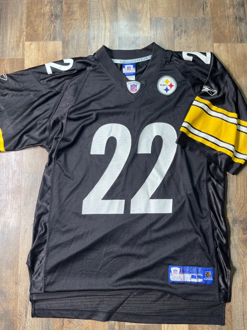 Reebok Pittsburgh Steelers #22 Duce Staley Jersey